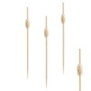 Bamboo pins MALI, 12 cm, 100 pcs